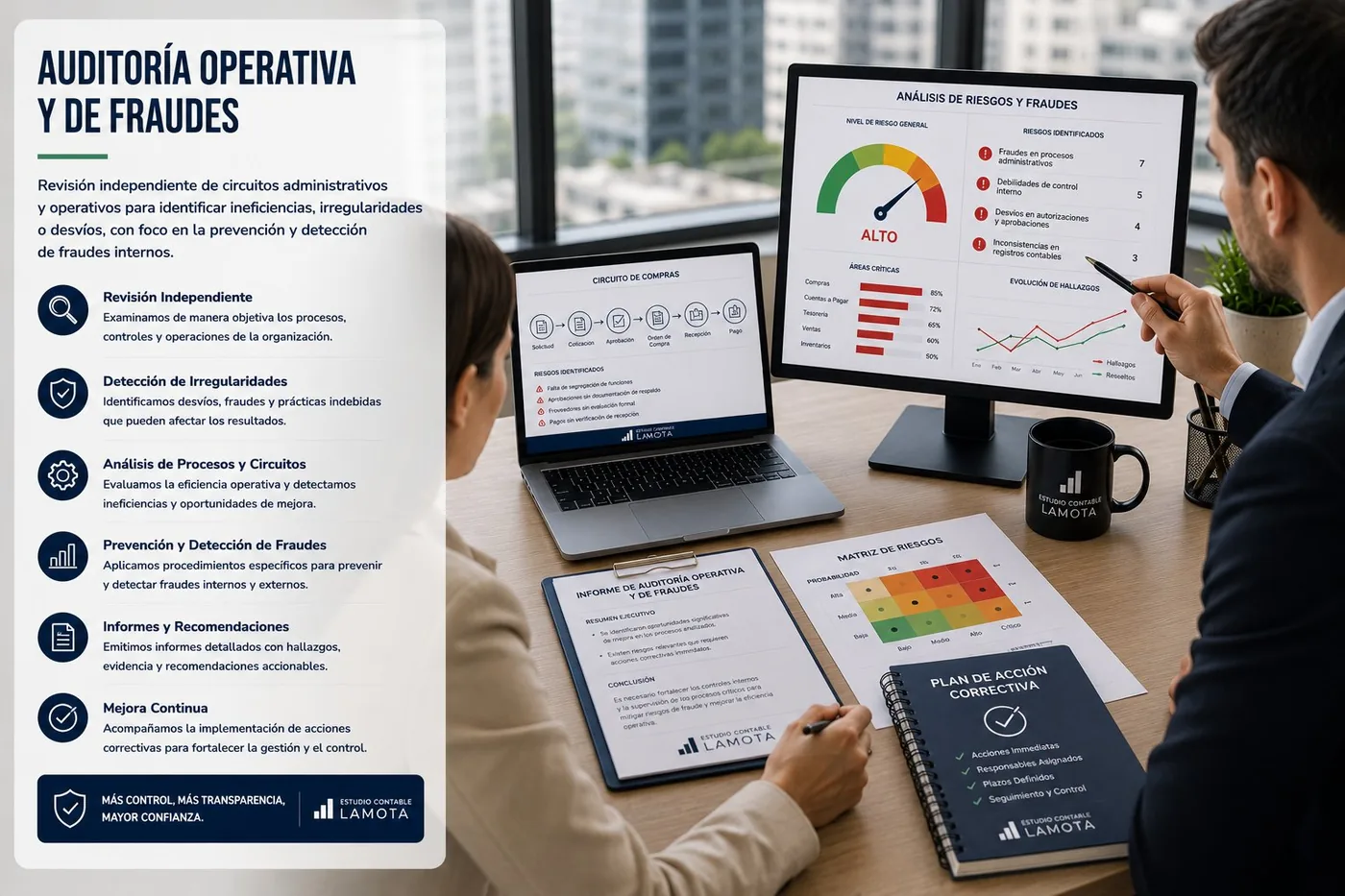 Auditoría operativa para mejorar eficiencia y detección de fraudes en empresas argentinas
