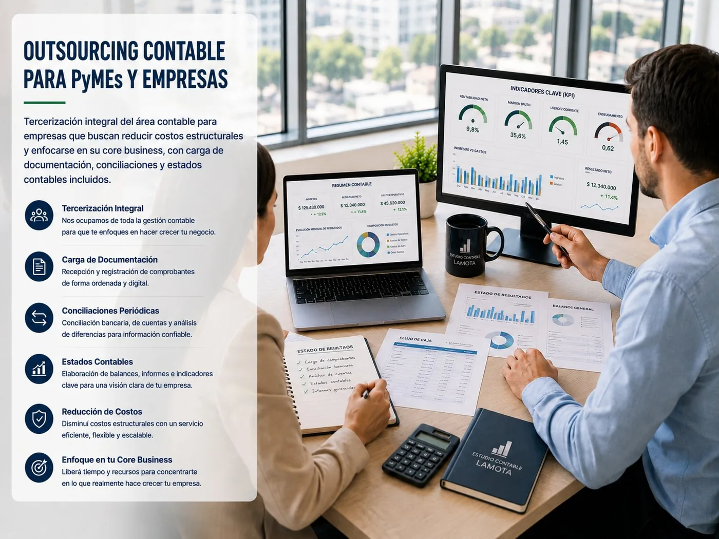 Tercerización integral del área contable e impositiva para PyMEs argentinas